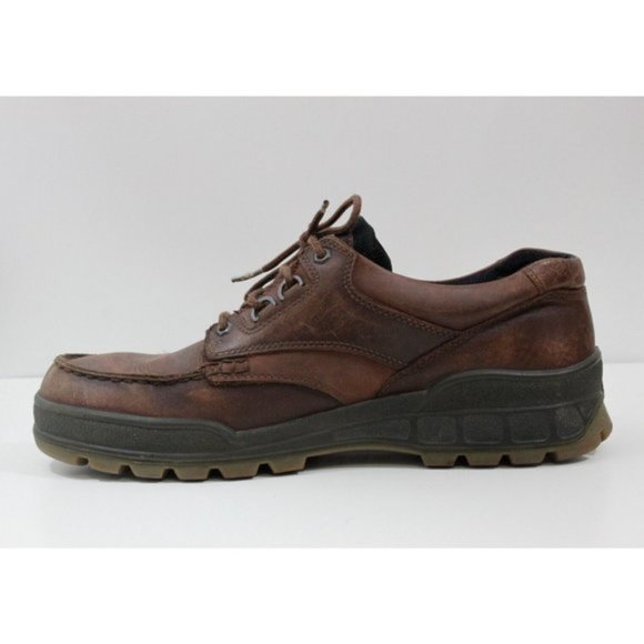 Ecco Men Shoes Track 25 Gore Tex Arch Support Comfort Leather - Picture 11 of 11
